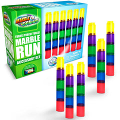 Marble Genius Tubes step1-assembly shows quick, kid-friendly setup for a track
