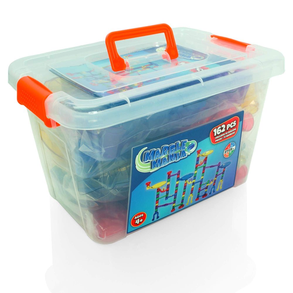 Marble Mania translucent parts showcase how the marble travels.
