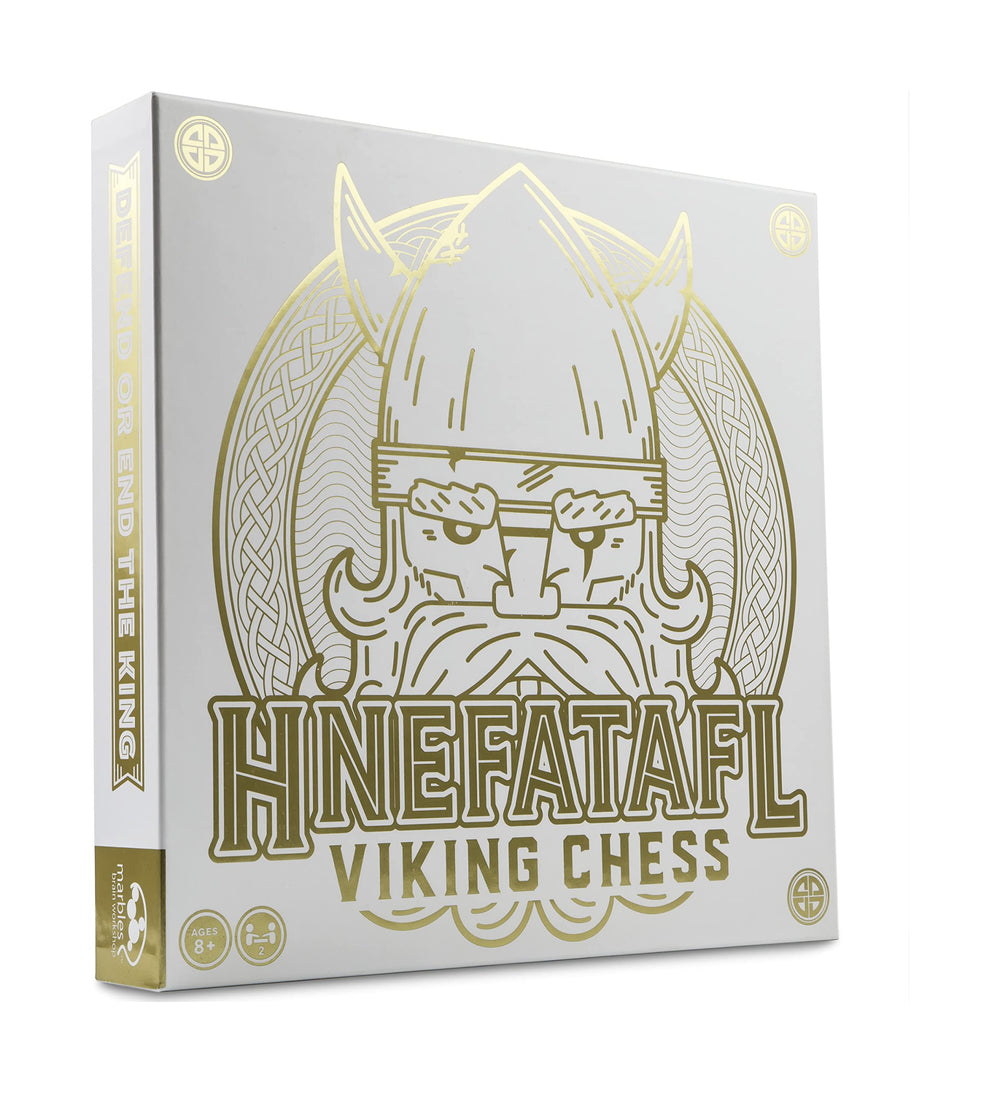 Marbles Hnefatafl instruction sheet included for quick setup.
