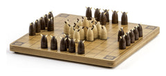 Marbles Hnefatafl Viking pieces arranged for classic two-player tactics.