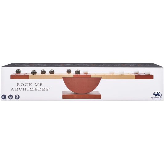 Rock Me Archimedes play area with tilt balance beam for strategic play