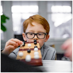 Wooden pieces in Rock Me Archimedes during tense moments