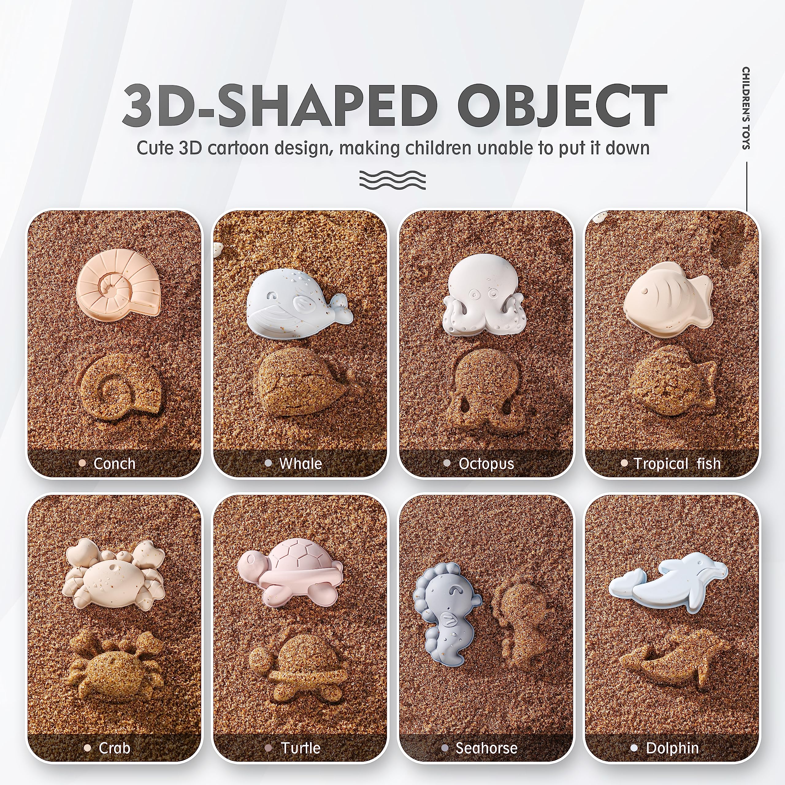 MarcZero crab mold helps create colorful shore creatures