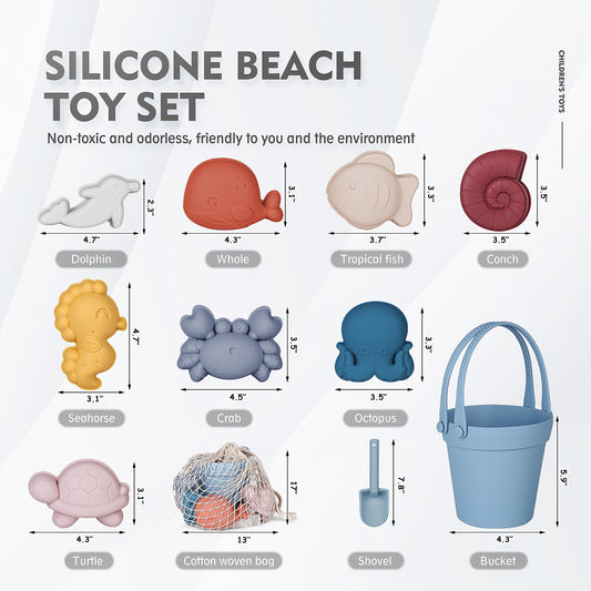 MarcZero silicone beach shovel for quick scooping and simple playtime