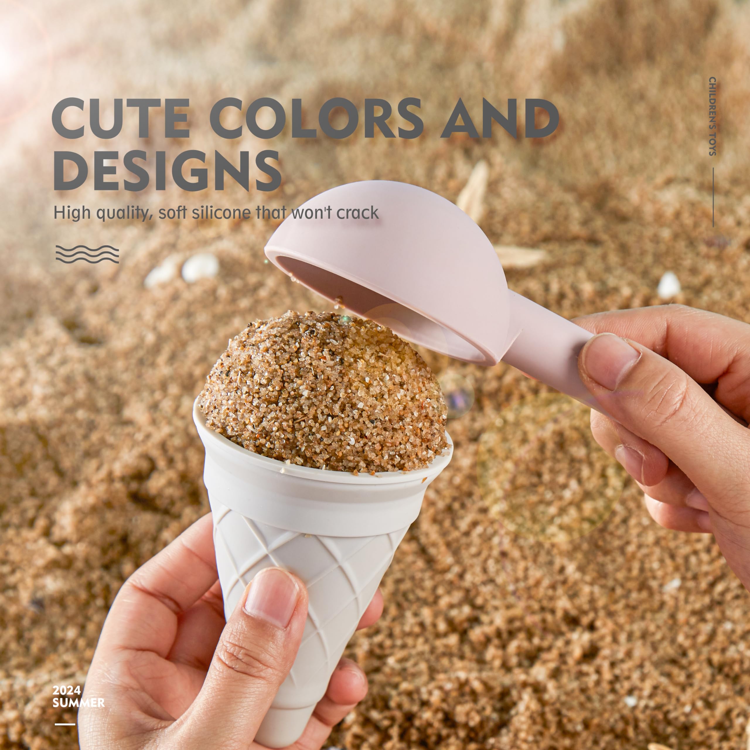 MarcZero 3D cupcake mold pink for imaginative play