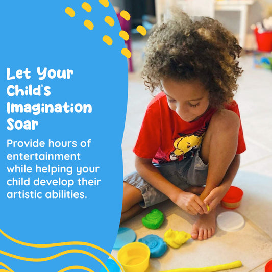 Marie’s Kids Modeling Clay soft pliable texture for easy shaping and happy play.