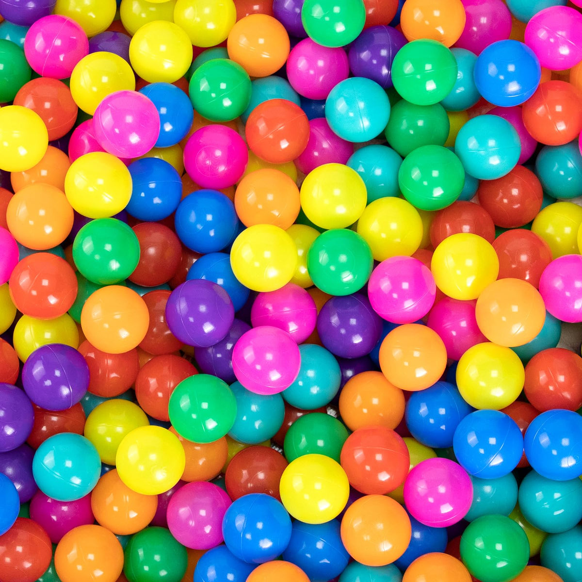 Markdang ball pit balls in eight colors for engaging color sorting play