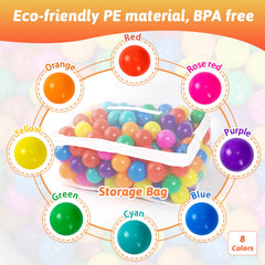 Markdang crush-proof ball pit balls resist squeezing during active play