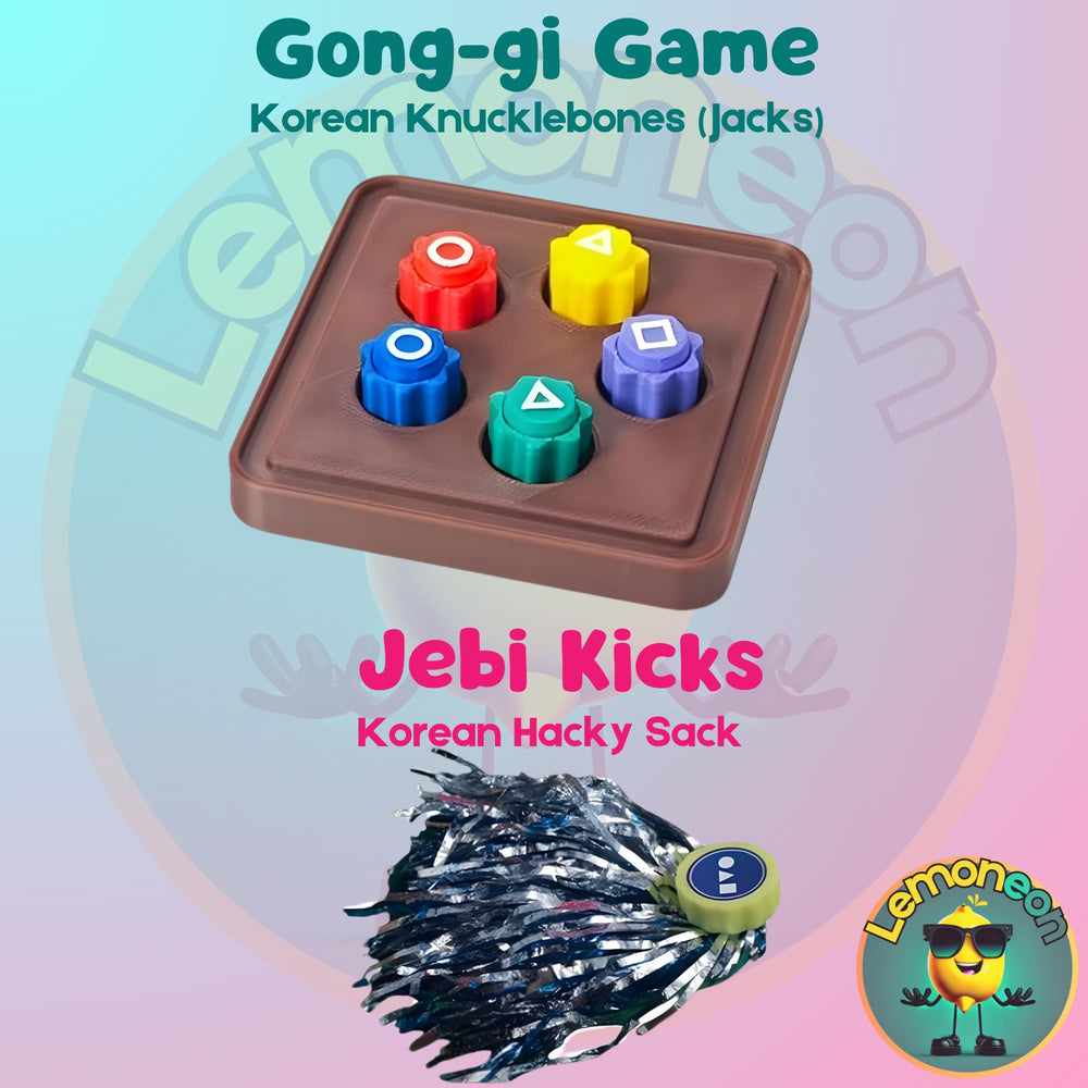 Markhomia Gonggi pieces close-up showcasing knucklebones for tactile play and skill building