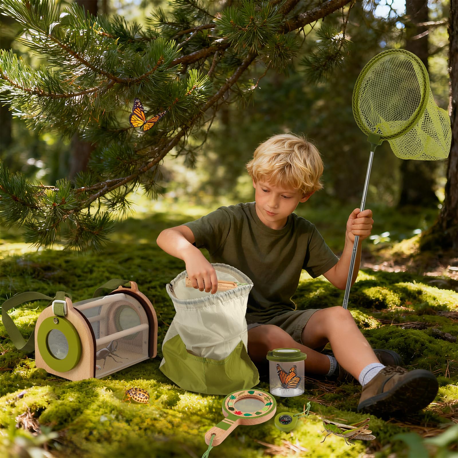 Marlrin Bug Catcher Kit backpack carrying loop for easy outdoor trips