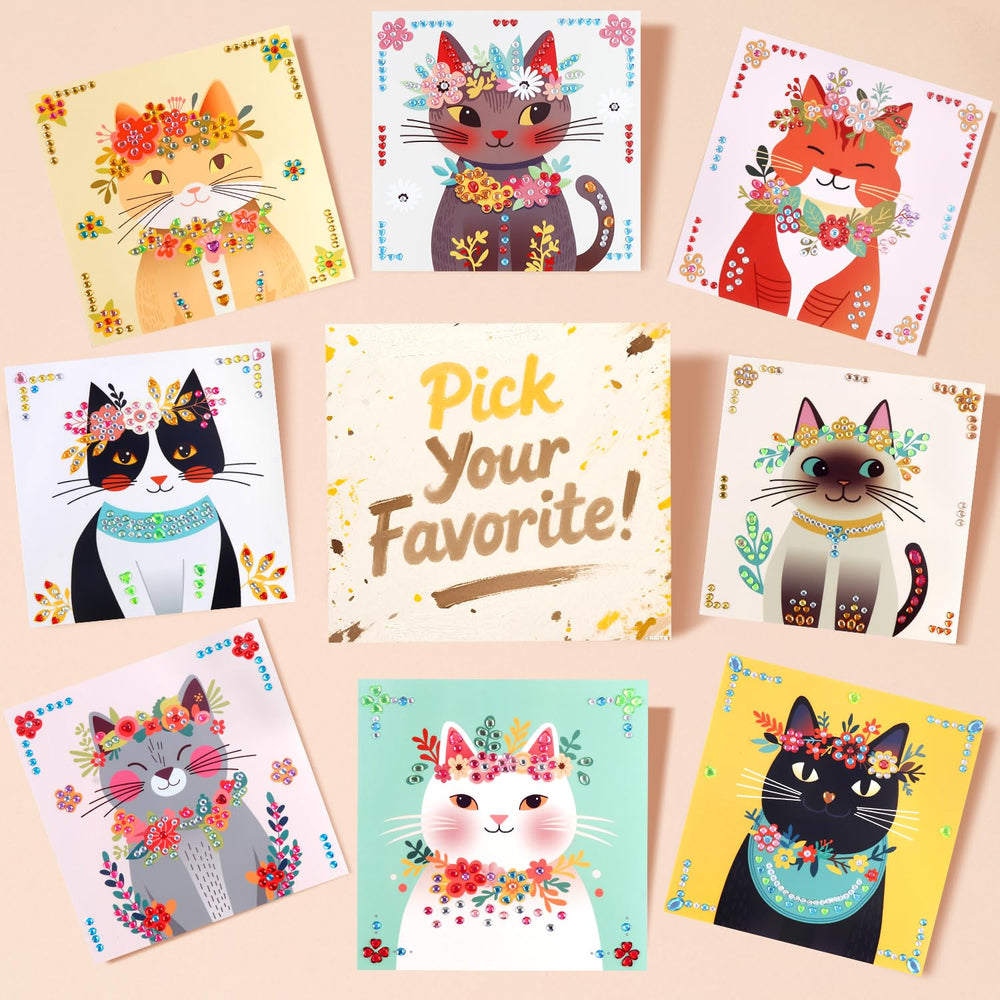 Marlrin Gem Stickers Crafts Kit close-up showing jewel stickers for kids' art.