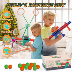 Marlrin Shooting Games: easy setup; rotating target requires four AA batteries.