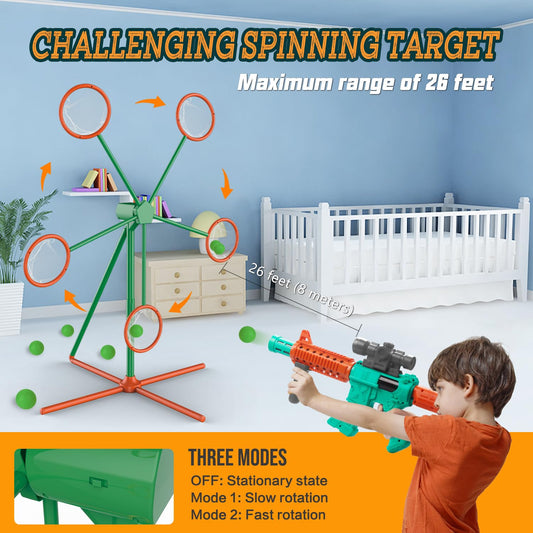 Marlrin Shooting Games: rotating moving target with adjustable challenge for kids and adults.