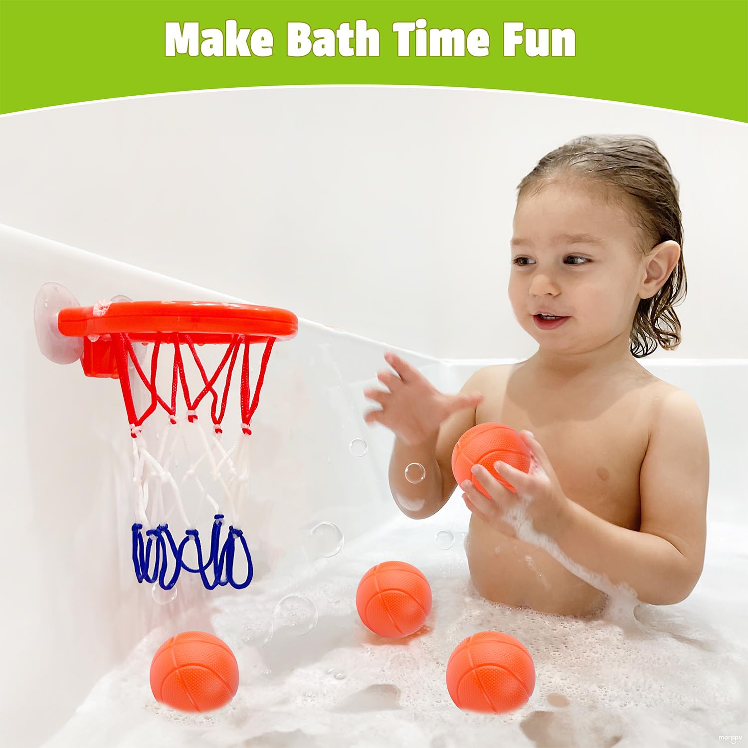 MARPPY toddler bath toy in action enhances play and hand-eye coordination
