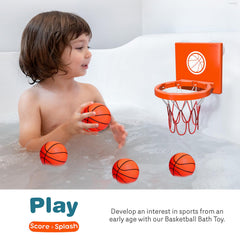 MARPPY mini hoop is simple to assemble for quick bath-time setup.