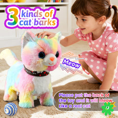 Marsjoy animated plush robot kitten highlighting lifelike movement