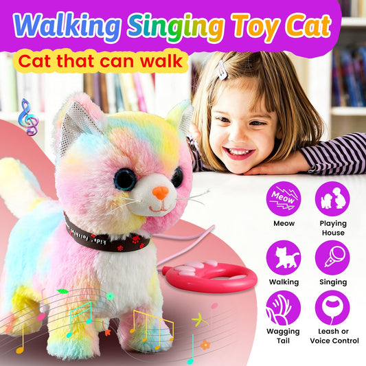 Marsjoy cat set remote-control walking feature for engaging pretend adventures
