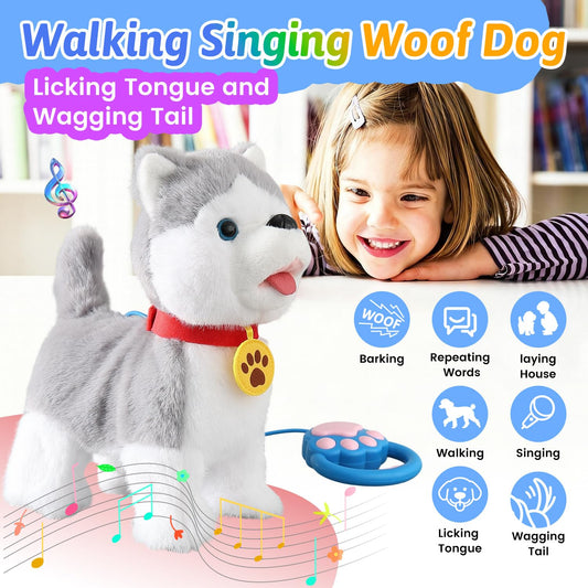 Marsjoy Husky Barking Sounds provide realistic barks for imaginative play.