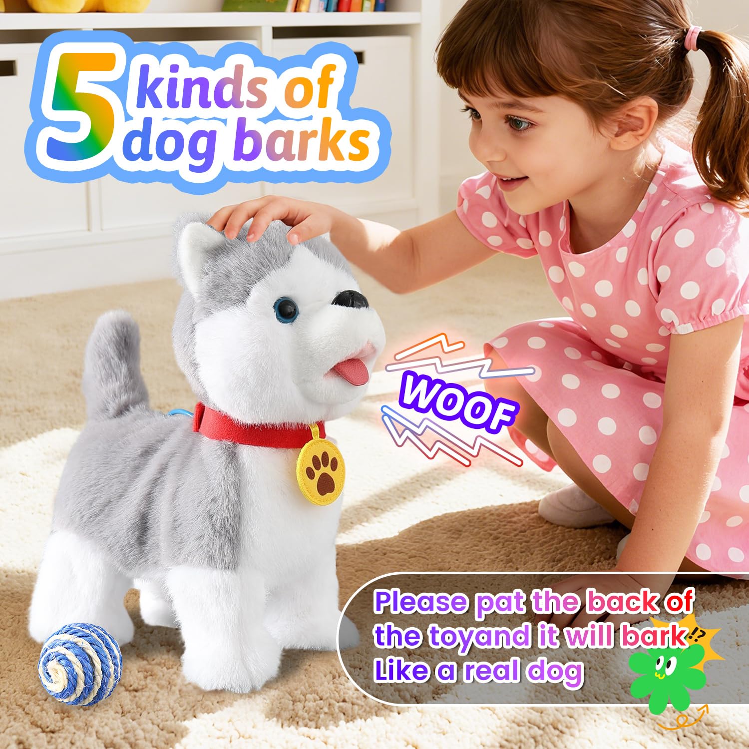 Marsjoy Husky Interactive Play sparks empathy and creative storytelling.
