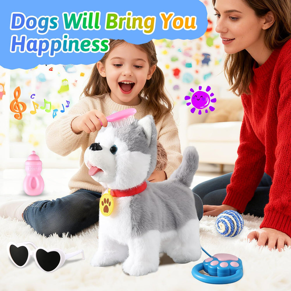 Marsjoy Husky Repeats Speech echoes words to encourage language practice.
