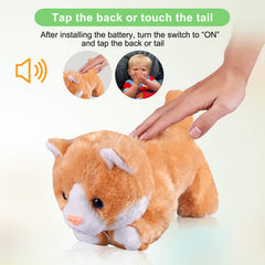 Marsjoy Yellow Robot Cat eight movements demo, showcasing versatile pretend play.
