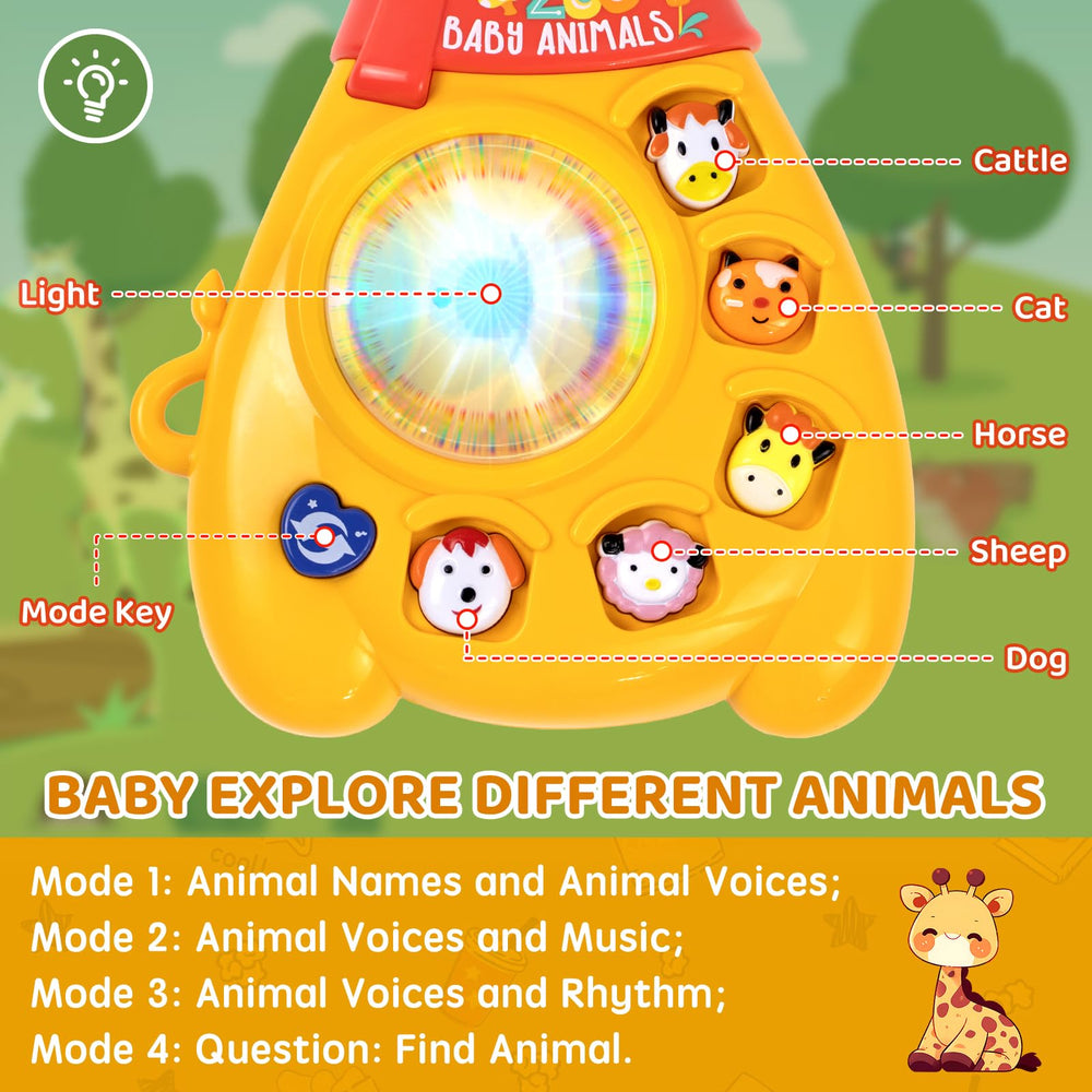 Marstone toy piano with animal buttons sparks vocabulary and play.