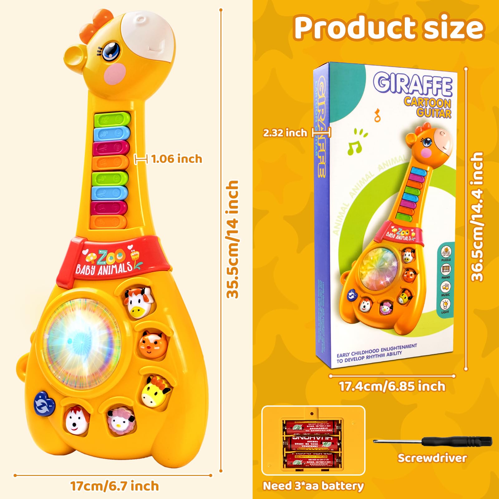 Marstone easy-grip giraffe shape for small hands.