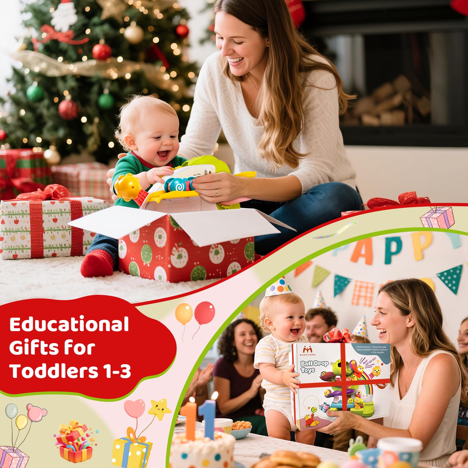 Marstone gift-ready packaging – perfect first birthday present for 1-2 year olds