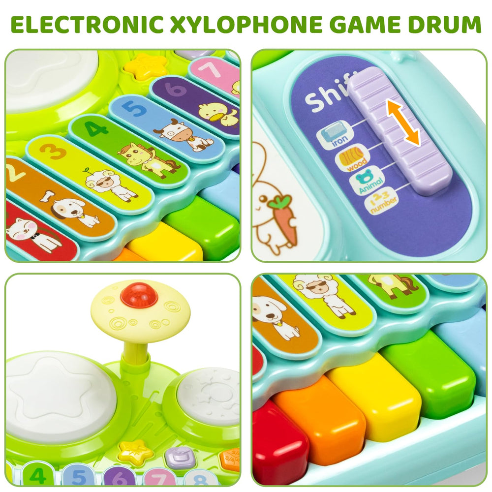 Marstone piano keyboard shows color mode and scale tones