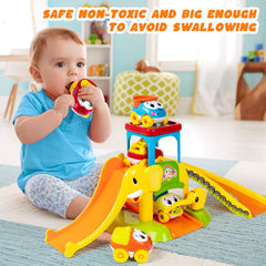 Marstone push-to-go animal cars encourage active play and motor skill development