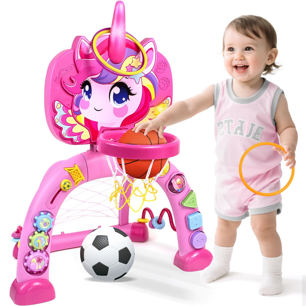 Marstone toddler sports center basketball hoop for active play and development