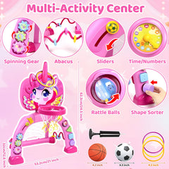Marstone toddler sports center soccer goal with sound and goal celebration