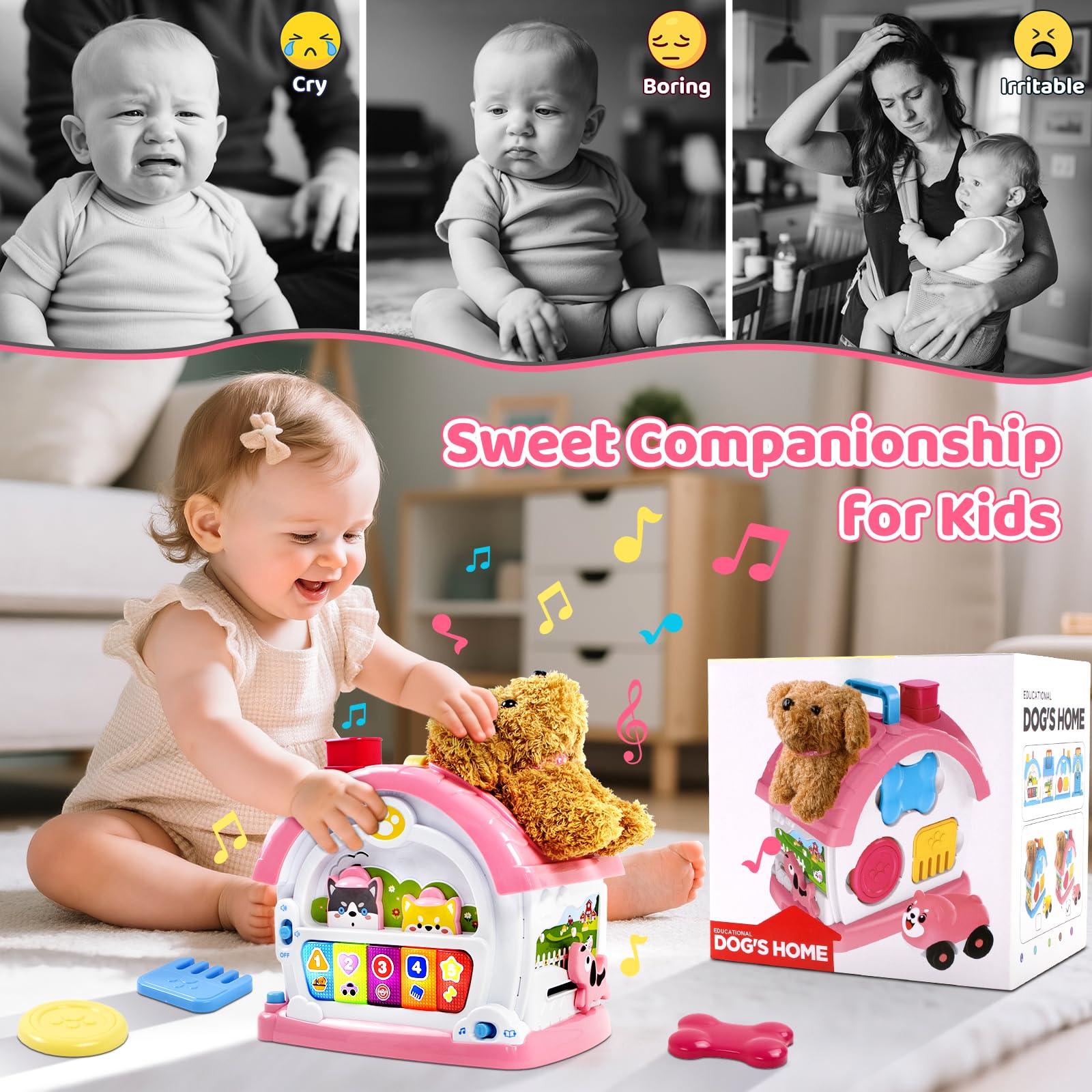 Marstone bone toy enhances imaginative play and grabbing skills