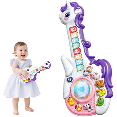 Marstone unicorn musical toy for 12-18 months with lights enhances early learning