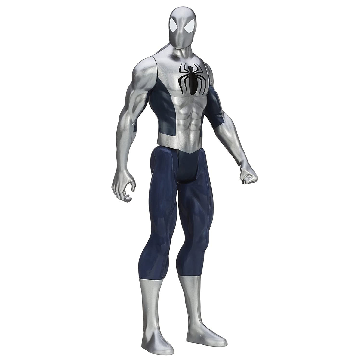 Marvel Armored Spider-Man figure front view with high-tech armor for action play.