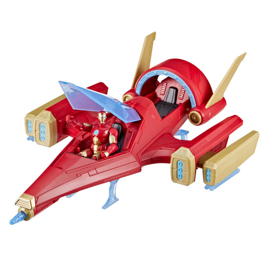 Marvel Iron Man repulsor blast battle jet in flight for thrilling pretend battles