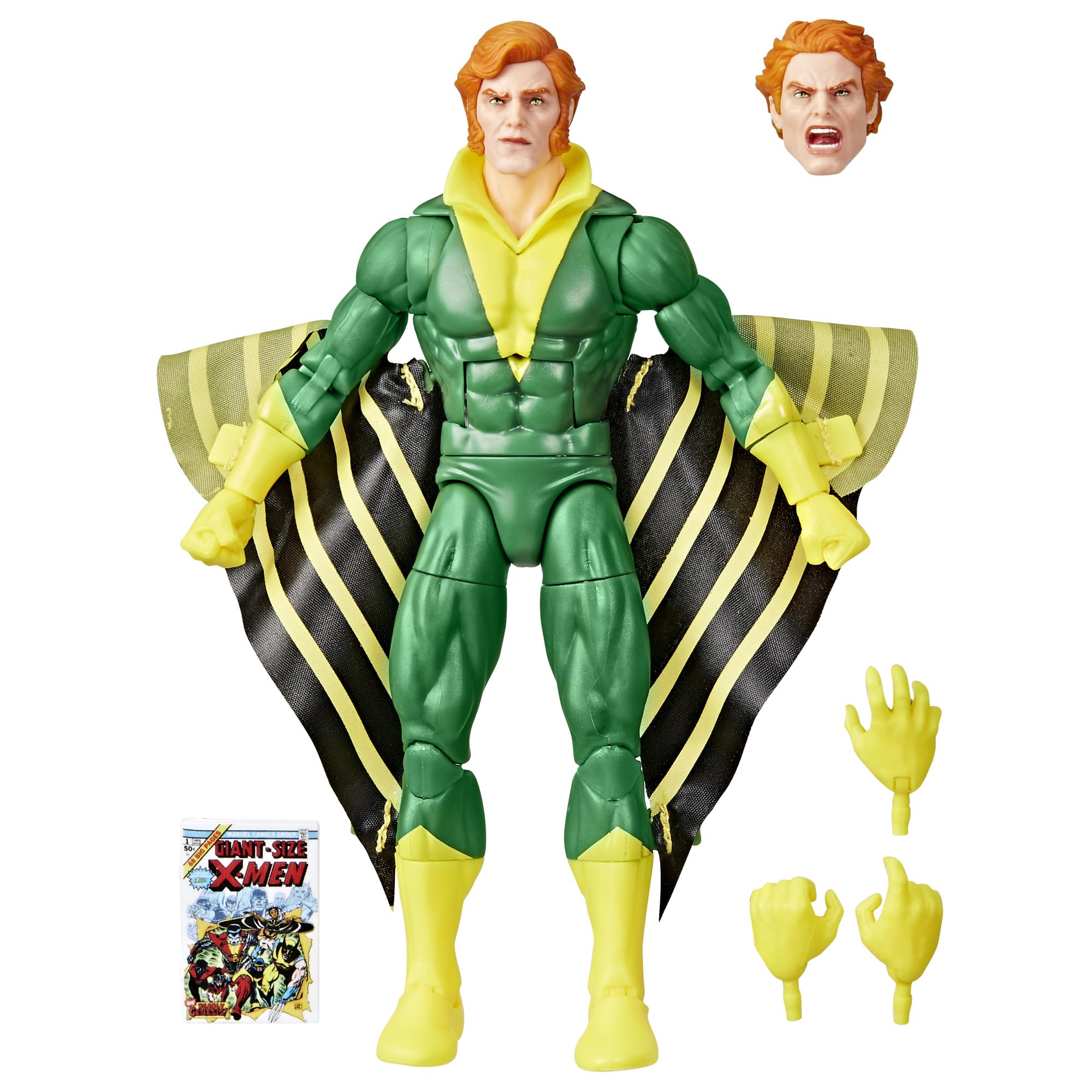 Marvel Banshee figure front view for display and posing