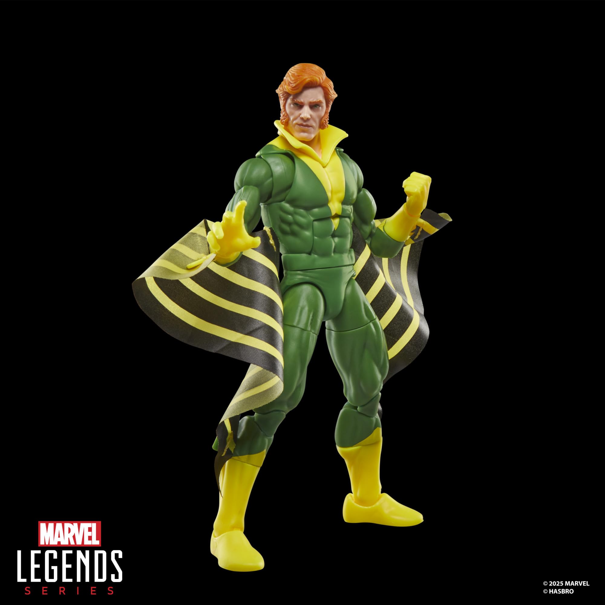 Packaging visuals for Marvel Legends Banshee collection