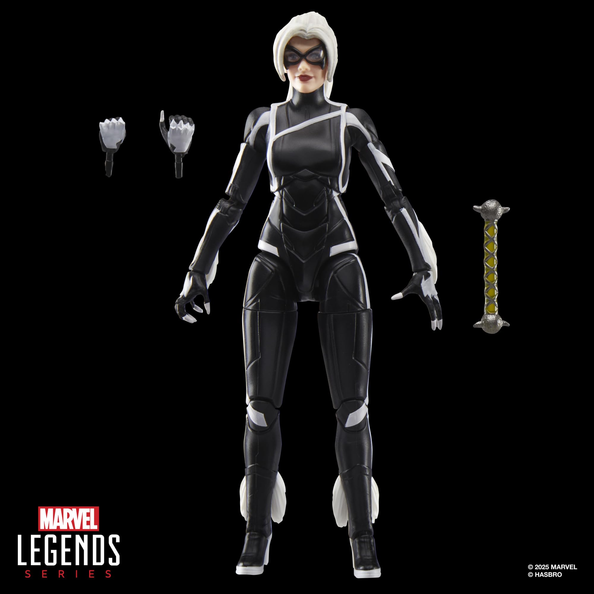 Marvel Black Cat Gamerverses deco closeup shows game-inspired styling.