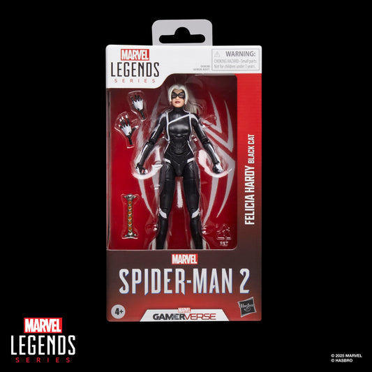 Marvel Black Cat Gamerverses face detail highlights premium deco.