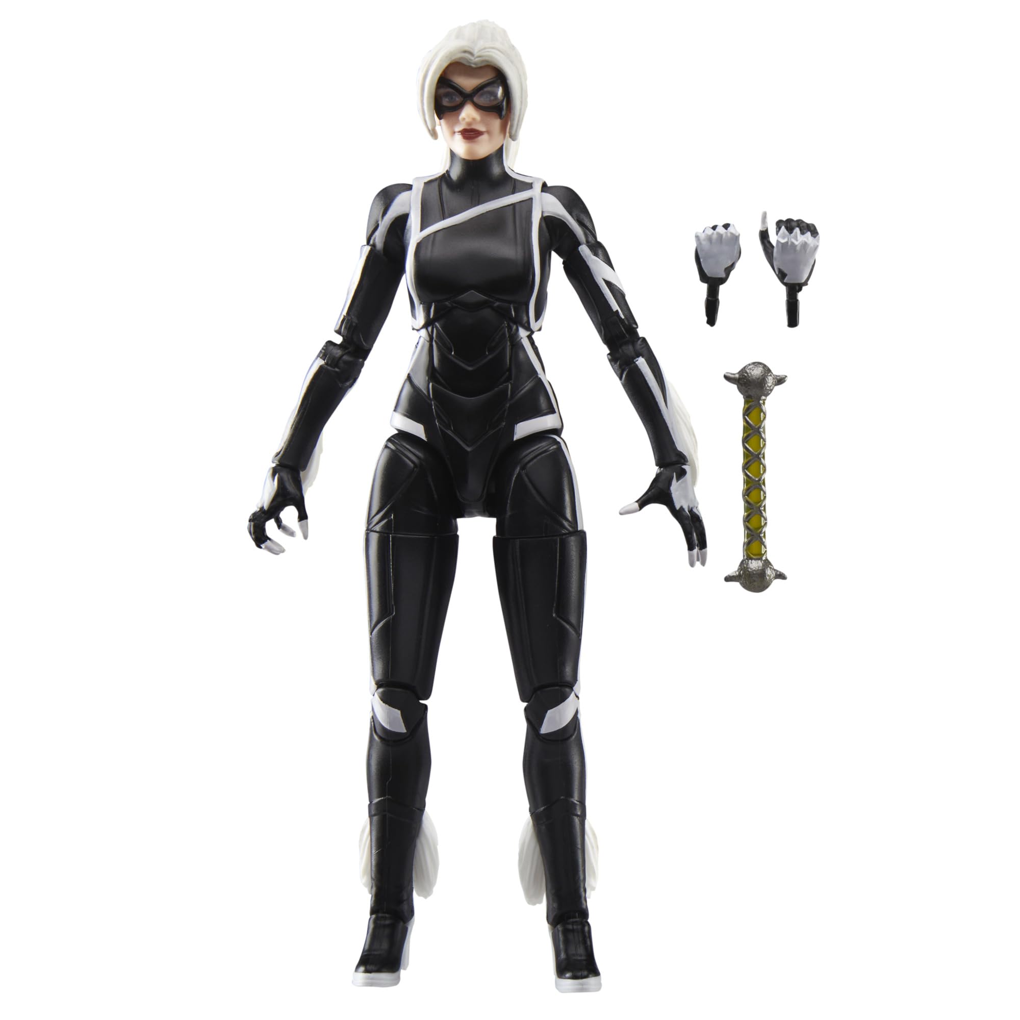 Marvel Black Cat Gamerverses figure front view for display.