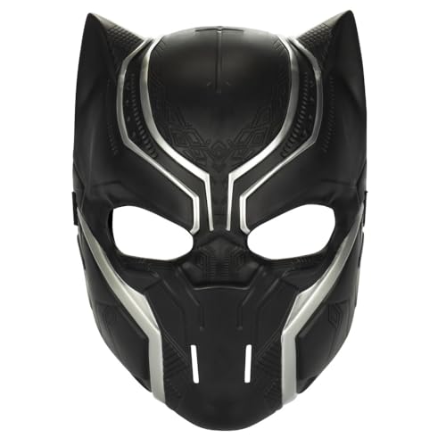 Marvel Black Panther Basic Mask flexible band fits kids comfortably.