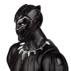 Marvel Black Panther Titan Hero 12-inch figure for ages 4 and up, ready for adventures.
