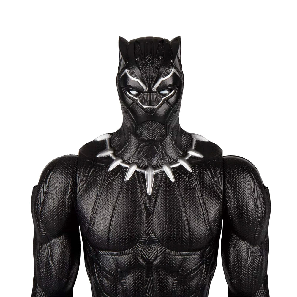 Marvel Black Panther Titan Hero 12-inch connection port shown for Power FX packs.