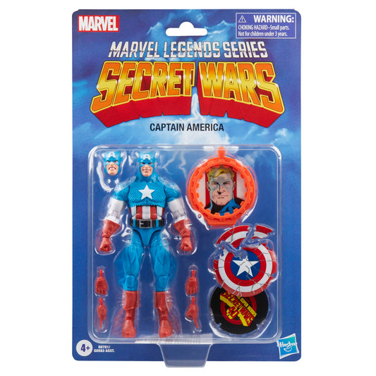 Marvel Captain America front-view action figure ideal for shelf display.