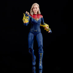 Marvel Captain Marvel articulation points enable dynamic poses and lifelike stance