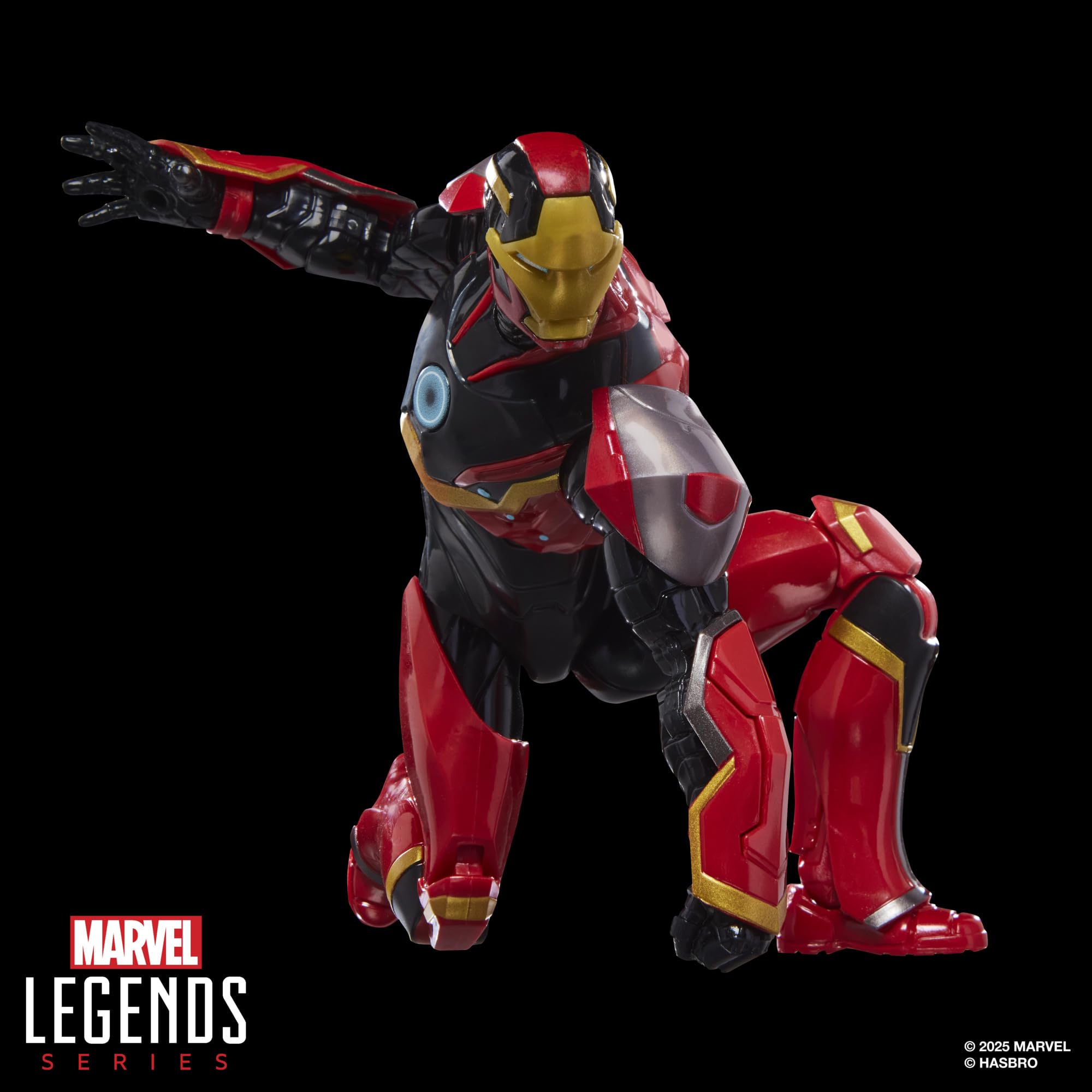 MARVEL CLASSIC Iron Man MK72 diorama-ready setup for shelf scenes.