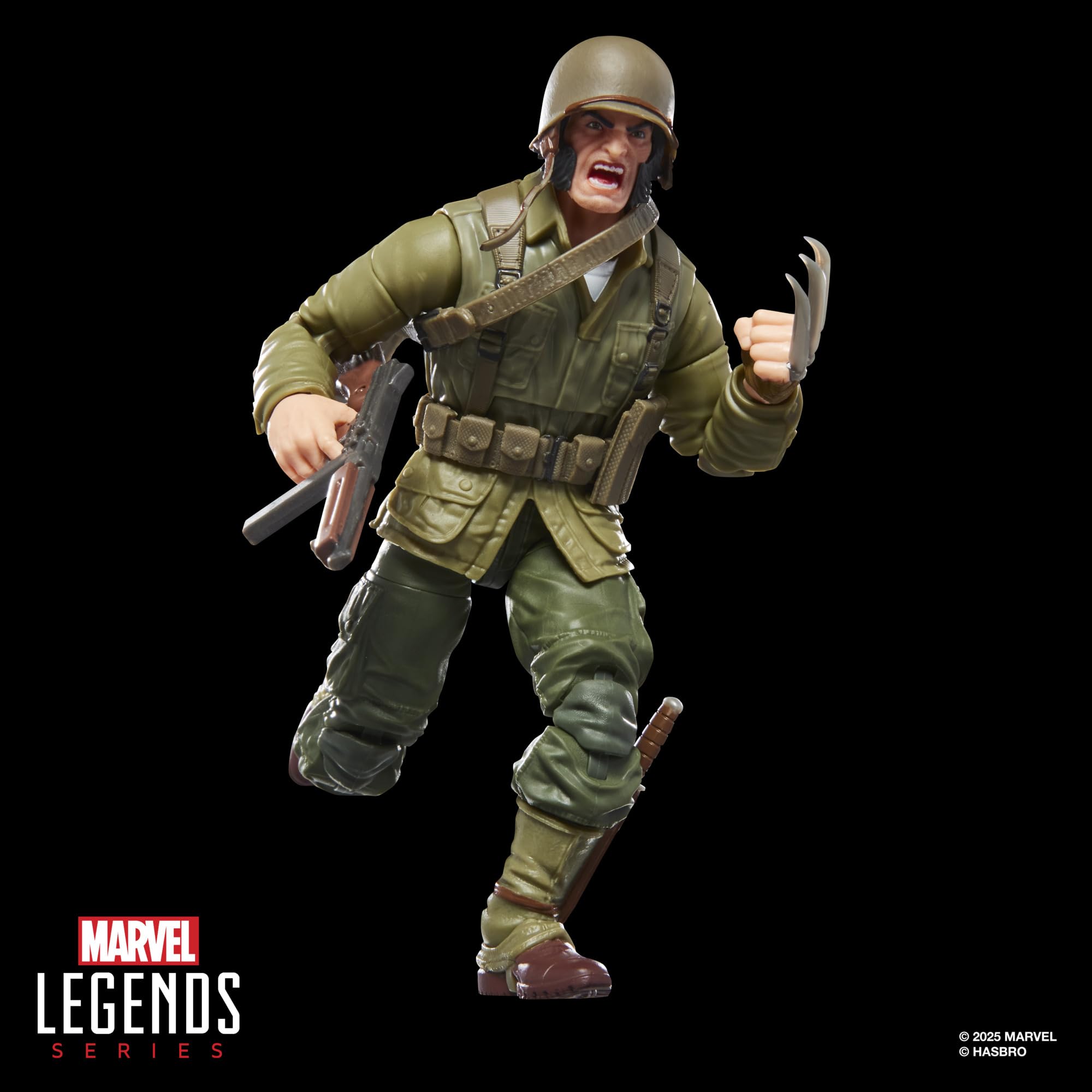 Marvel Classic Wolverine WWII Logan alternate hands unlock dynamic action poses.