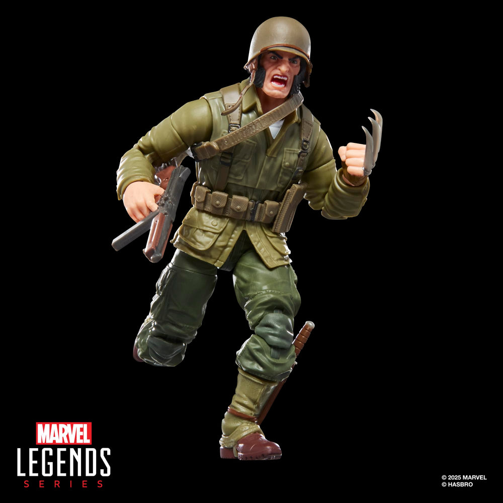 Marvel Classic Wolverine WWII Logan alternate hands unlock dynamic action poses.