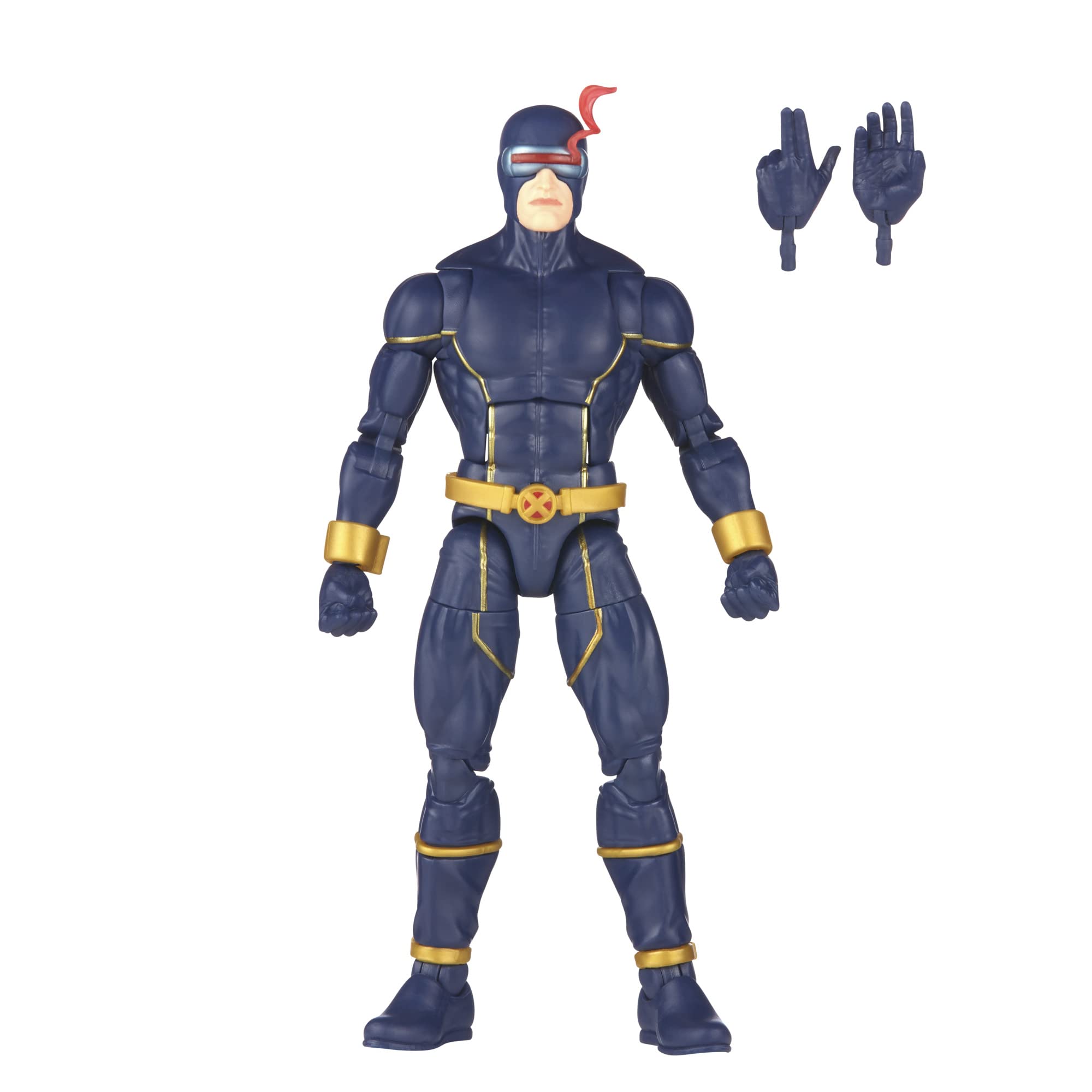 Marvel Cyclops Astonishing X-Men figure front view for display and collection.